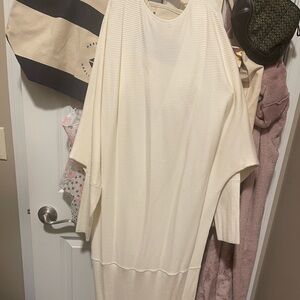 Banana Republic drop waste v neck sweater dress worn once xl
